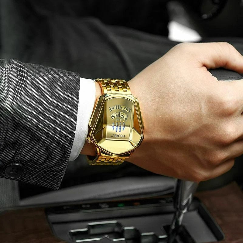 UNISEX FUTURISTIC ALIEN TECH WATCH, IN MANY COLOUR COMBINATIONS, STAINLESS STEEL TECHNOLOGY, FASHION QUARTZ WATCH FOR MEN 2021 RELOGIO MASCULINO