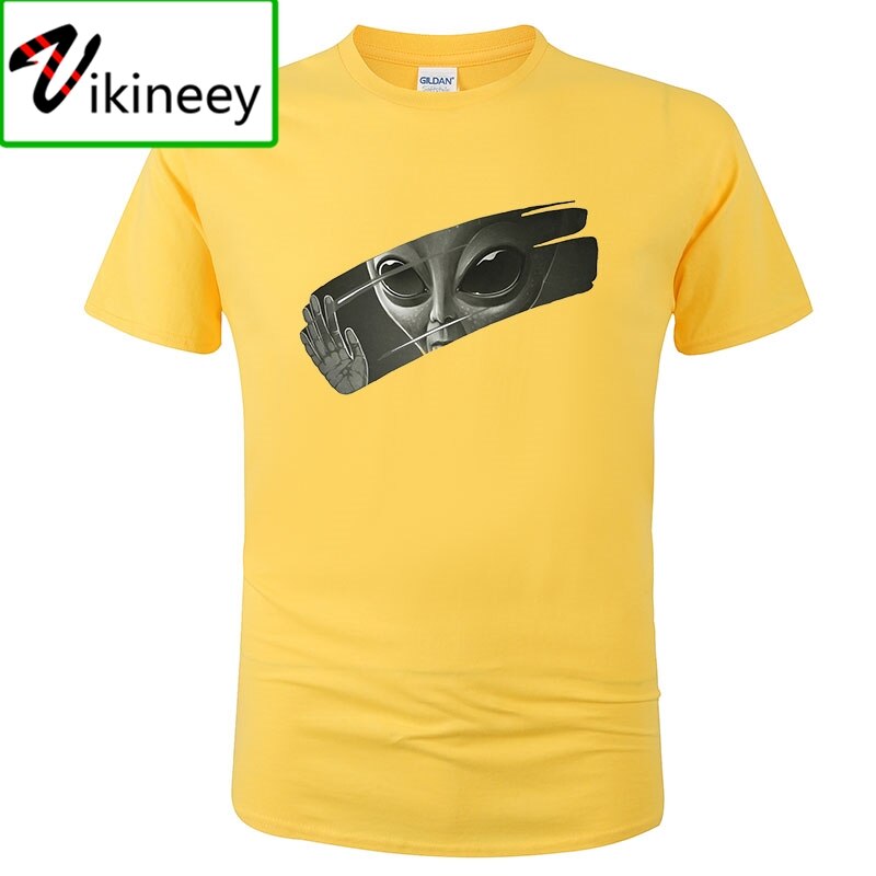 ALIEN WAVE COTTON T-SHIRT FOR MEN
