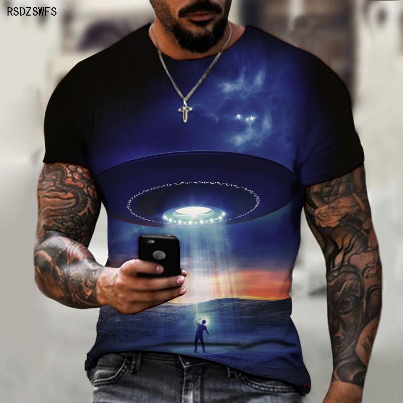 UFO SPACESHIP SCIENCE FICTION OUTER SPACE TECHNOLOGY UNISEX T-SHIRT
