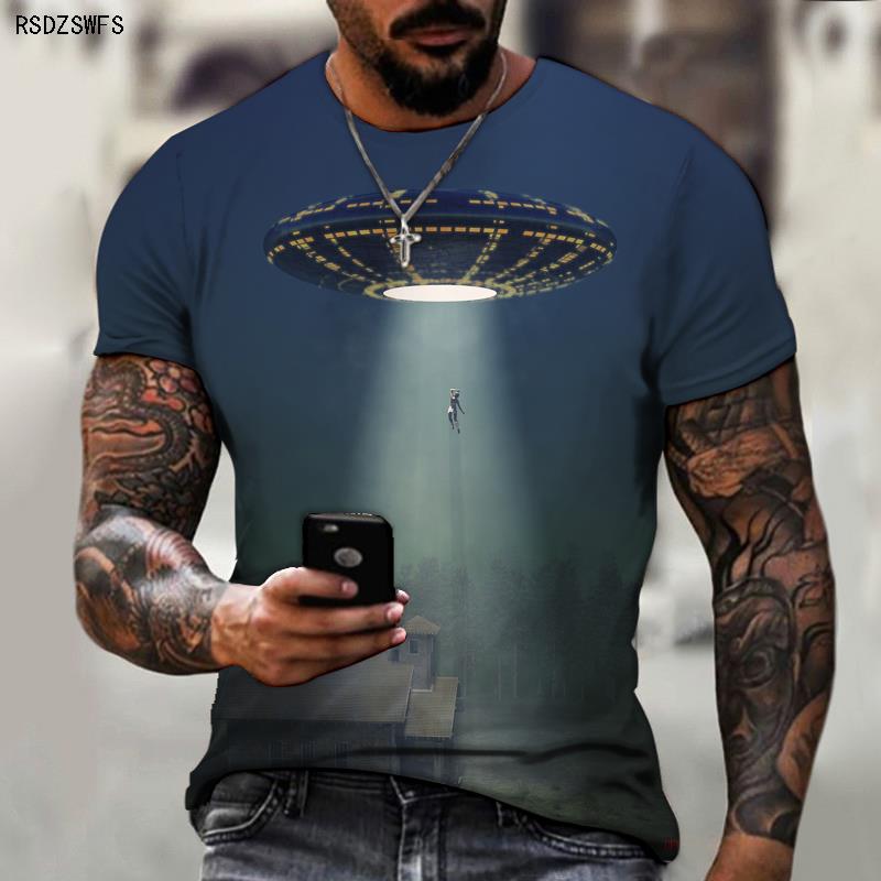 UFO SPACESHIP SCIENCE FICTION OUTER SPACE TECHNOLOGY UNISEX T-SHIRT