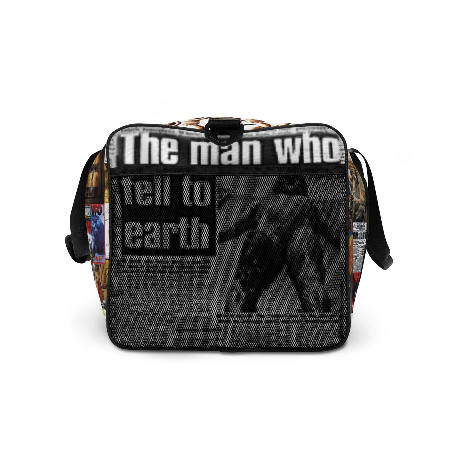 B Alien Autopsy Montage Duffle bag