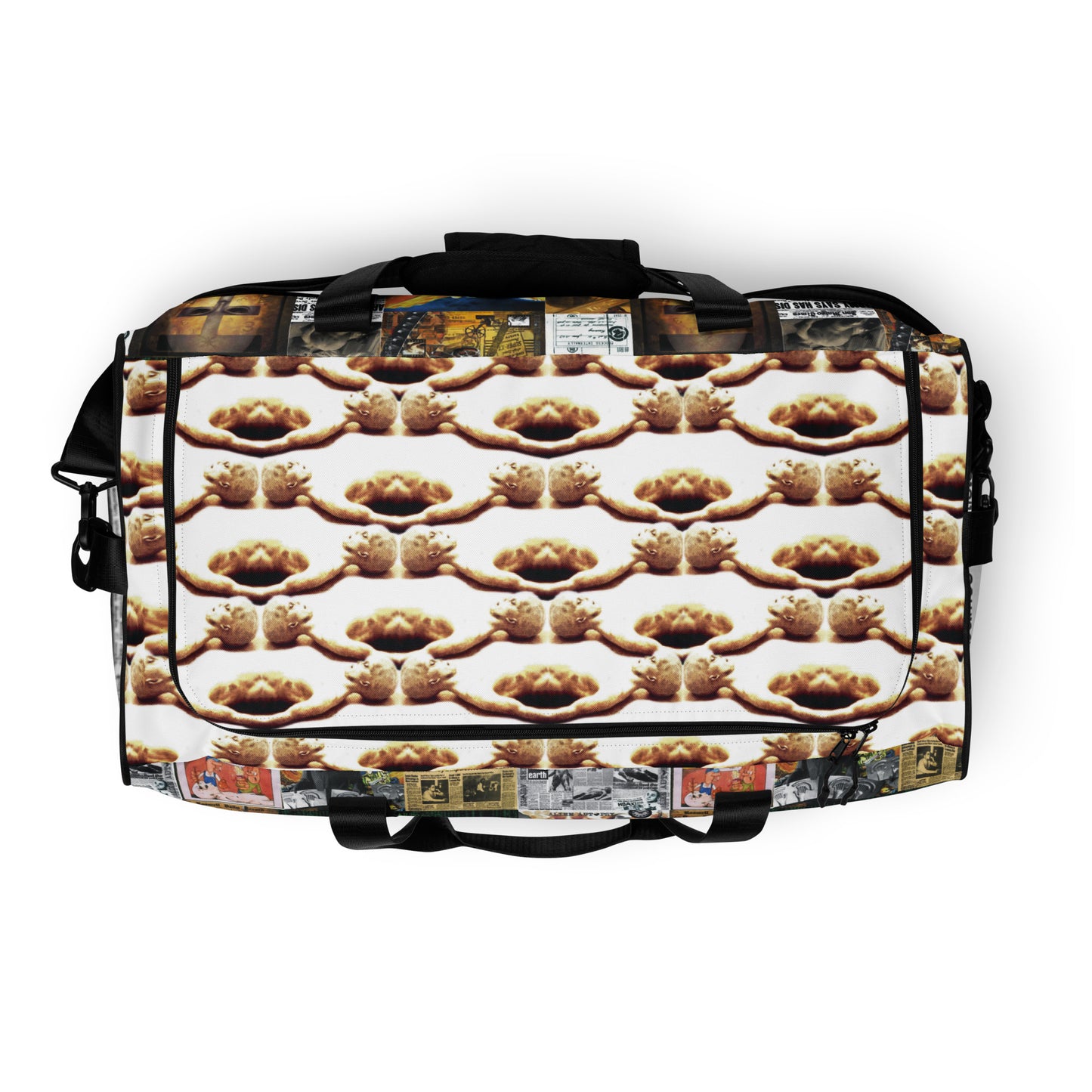 B Alien Autopsy Montage Duffle bag