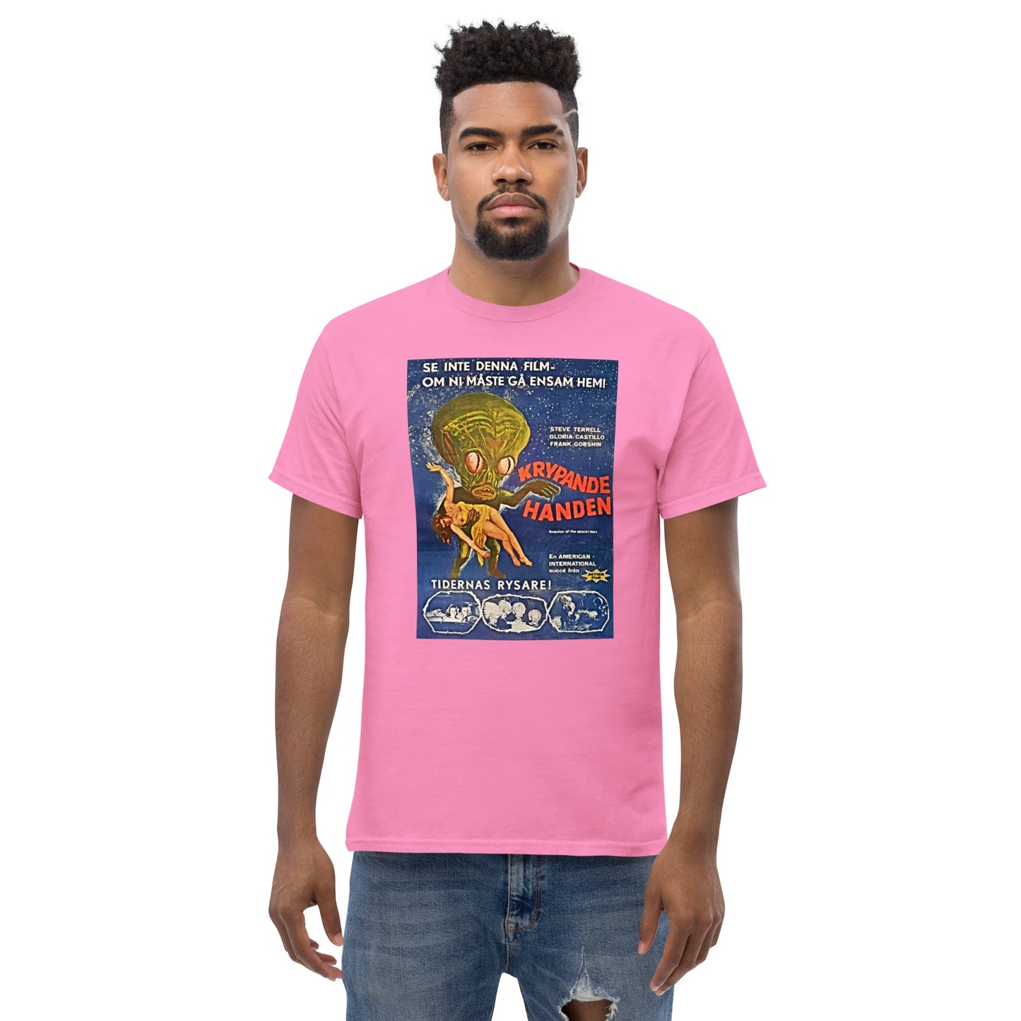 KRYPANDE HANDE (CREEPY HAND) RETRO MOVIE MEN'S CLASSIC TEE