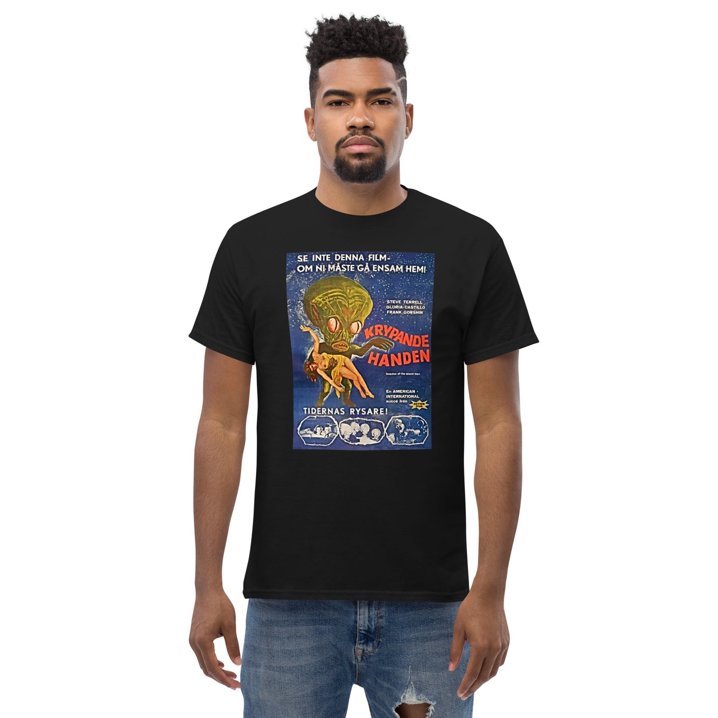KRYPANDE HANDE (CREEPY HAND) RETRO MOVIE MEN'S CLASSIC TEE