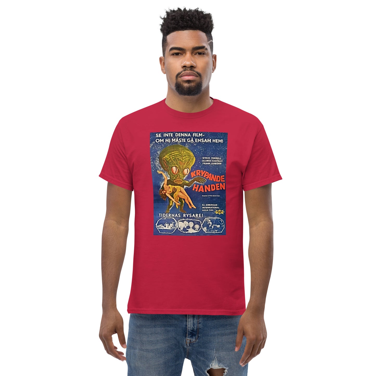 KRYPANDE HANDE (CREEPY HAND) RETRO MOVIE MEN'S CLASSIC TEE