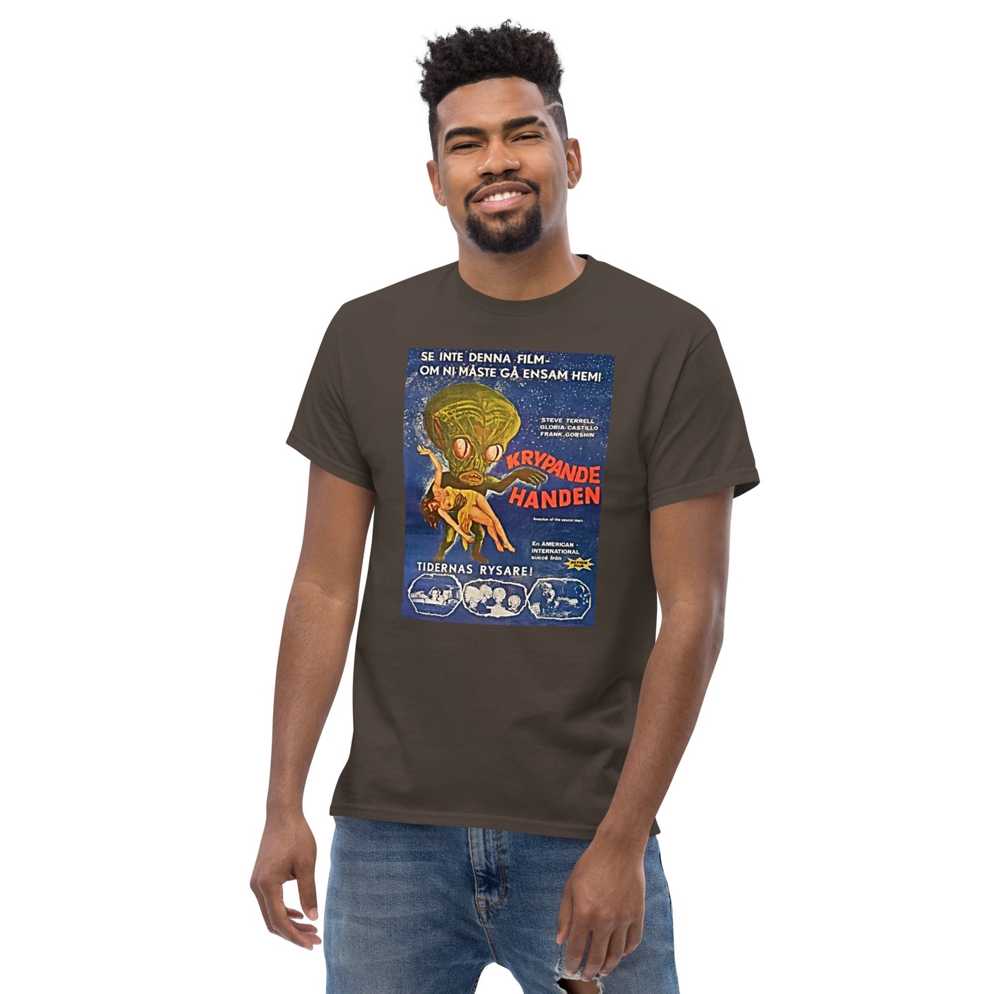 KRYPANDE HANDE (CREEPY HAND) RETRO MOVIE MEN'S CLASSIC TEE