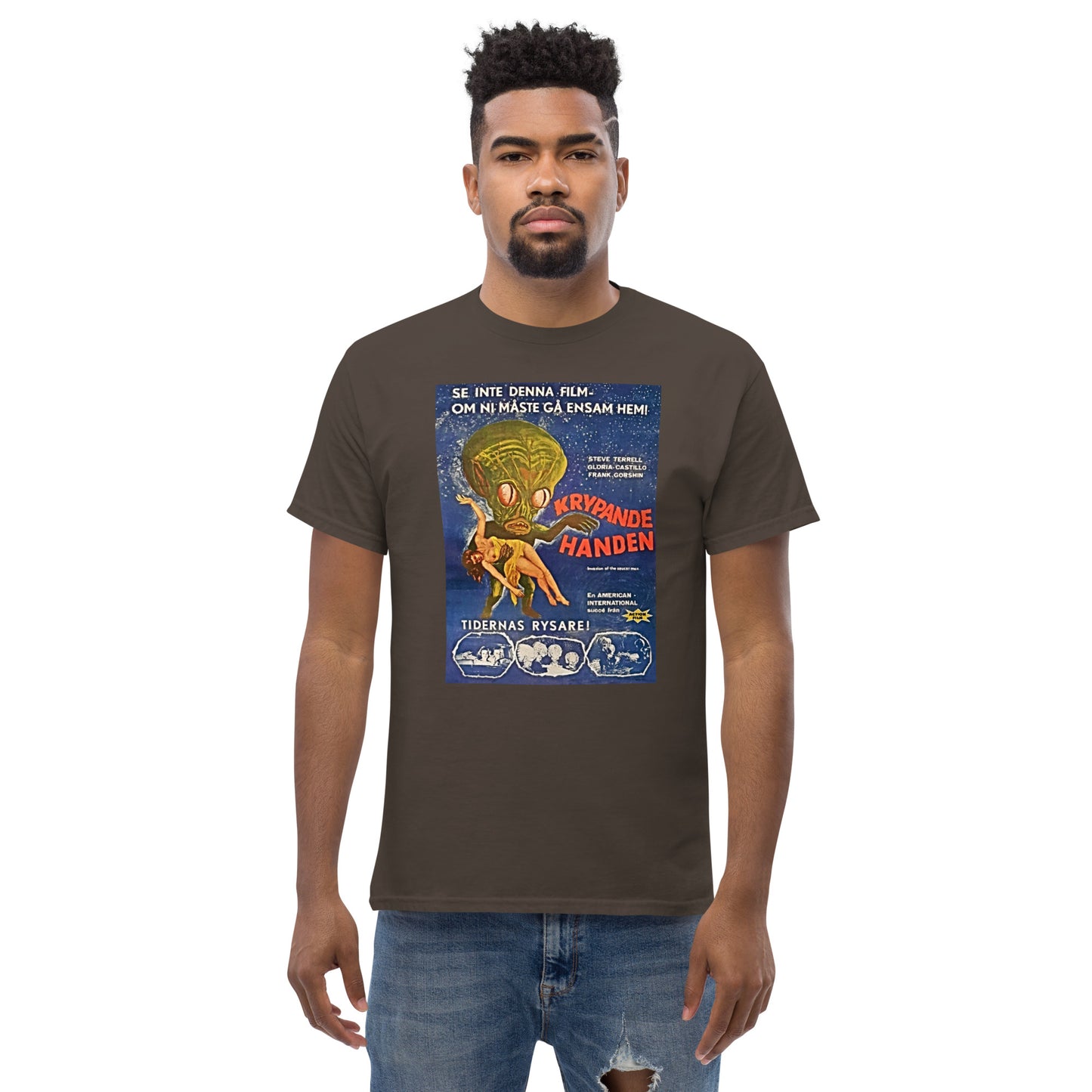 KRYPANDE HANDE (CREEPY HAND) RETRO MOVIE MEN'S CLASSIC TEE