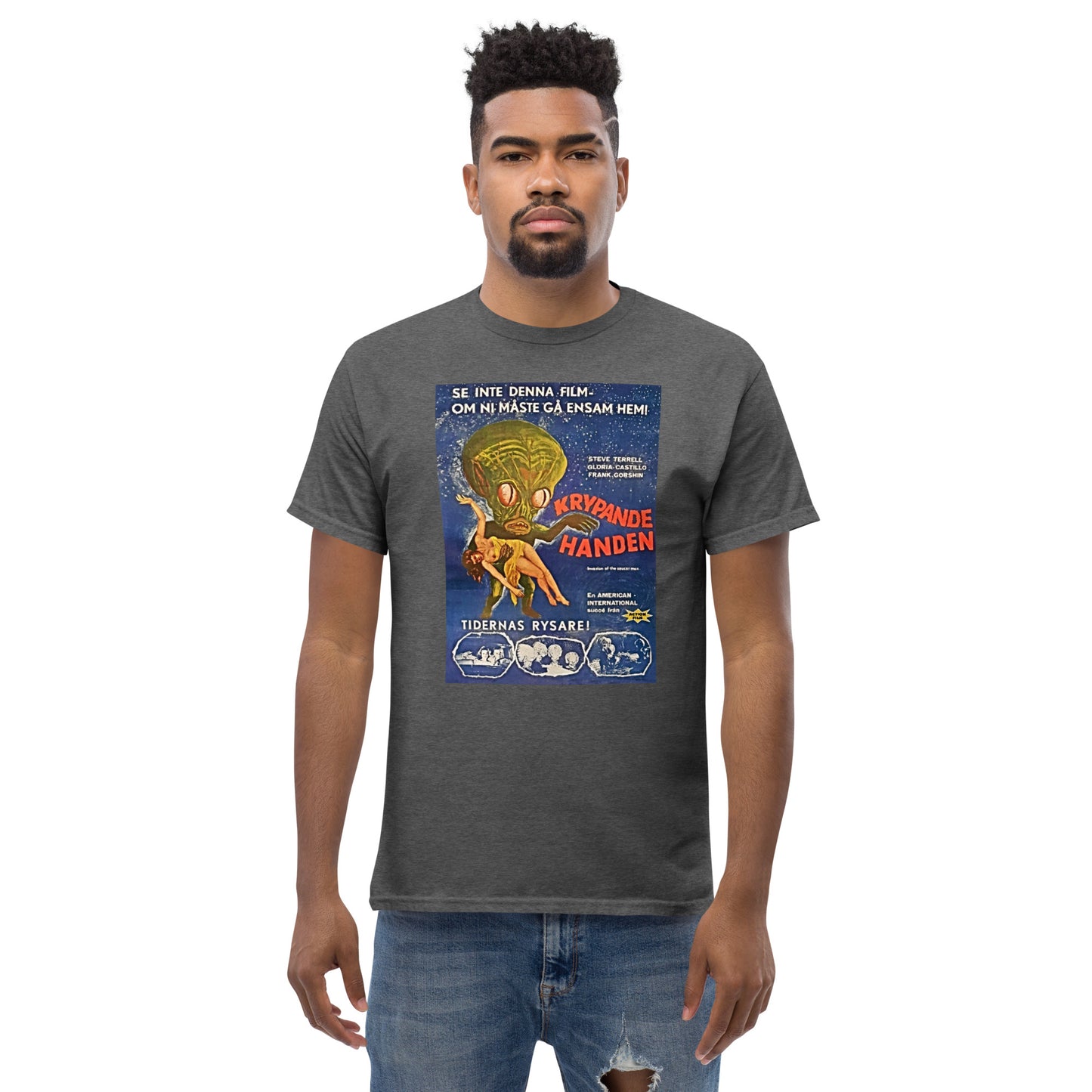 KRYPANDE HANDE (CREEPY HAND) RETRO MOVIE MEN'S CLASSIC TEE