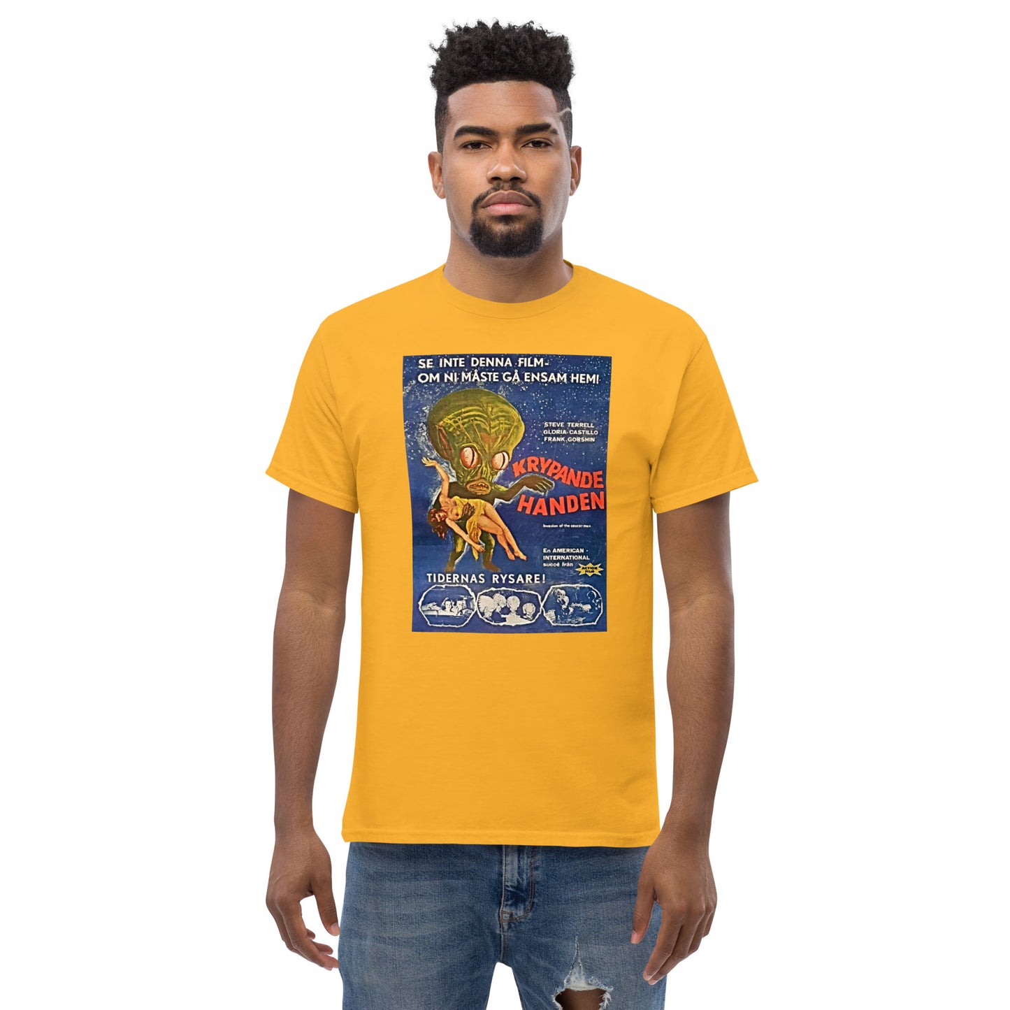 KRYPANDE HANDE (CREEPY HAND) RETRO MOVIE MEN'S CLASSIC TEE