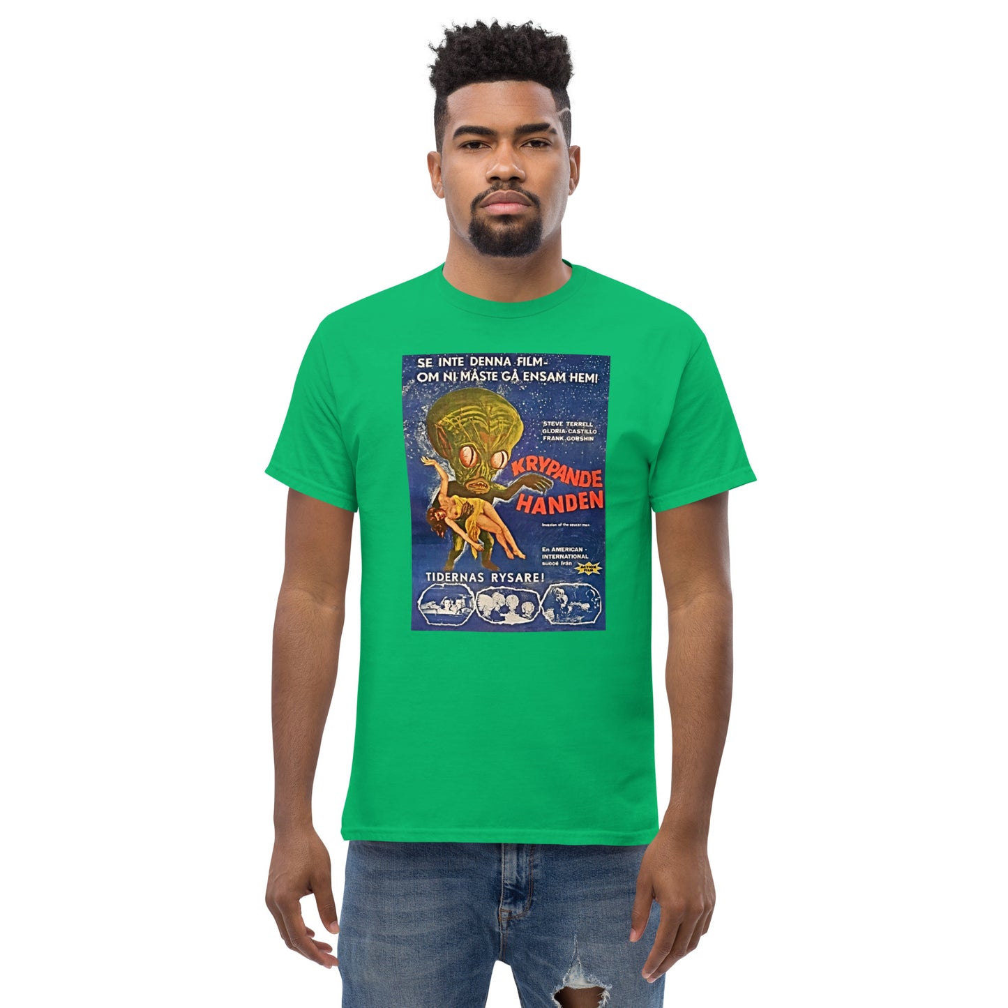 KRYPANDE HANDE (CREEPY HAND) RETRO MOVIE MEN'S CLASSIC TEE