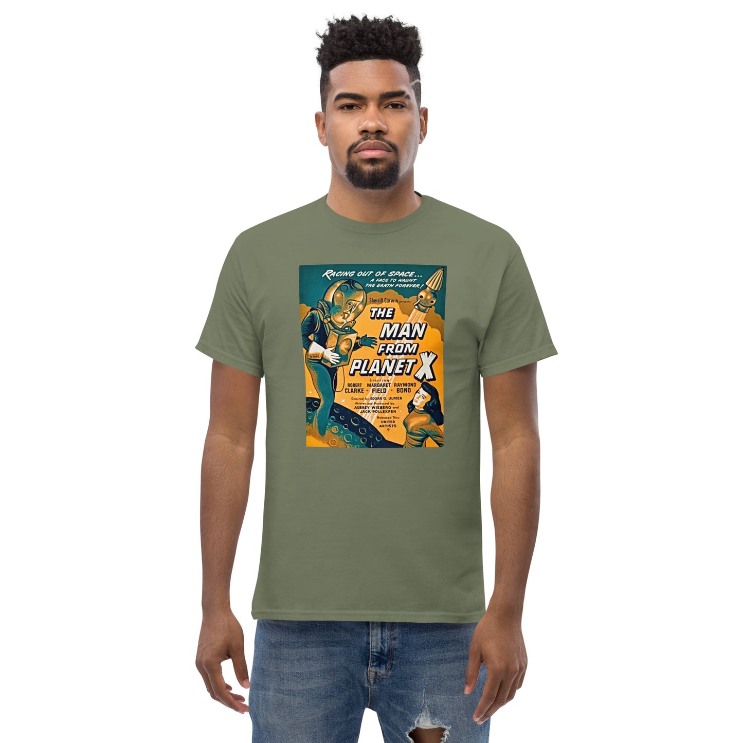 THE MAN FROM PLANET X MEN'S CLASSIC TEE