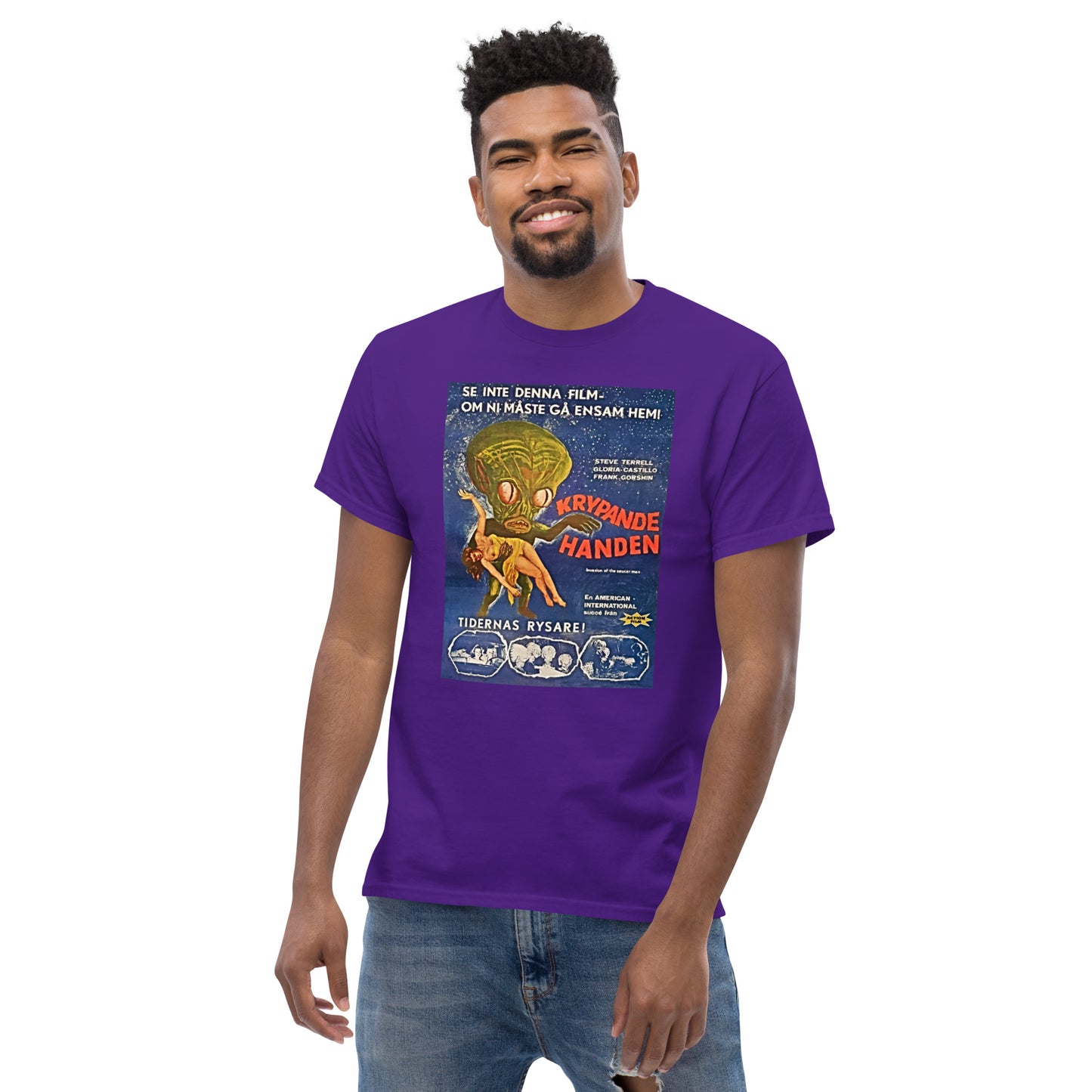 KRYPANDE HANDE (CREEPY HAND) RETRO MOVIE MEN'S CLASSIC TEE