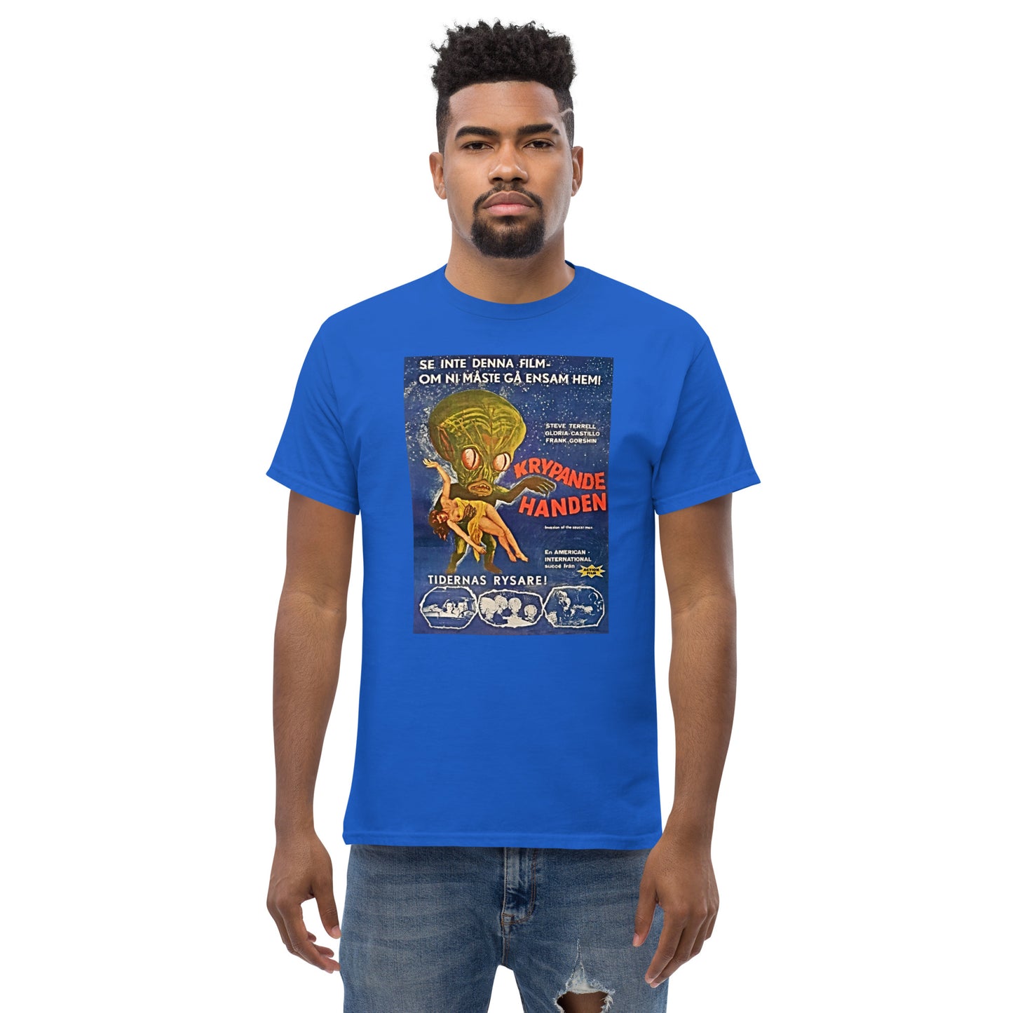 KRYPANDE HANDE (CREEPY HAND) RETRO MOVIE MEN'S CLASSIC TEE