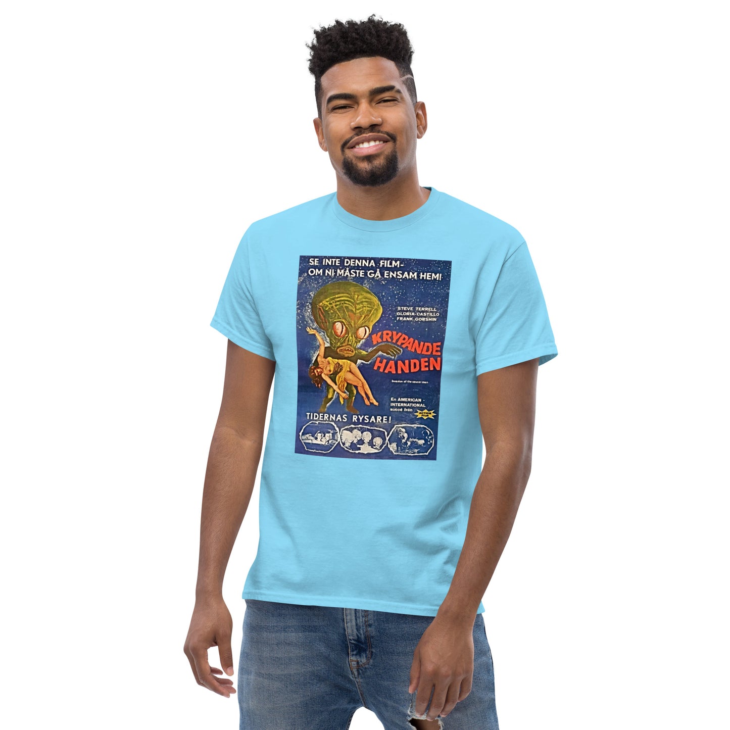 KRYPANDE HANDE (CREEPY HAND) RETRO MOVIE MEN'S CLASSIC TEE