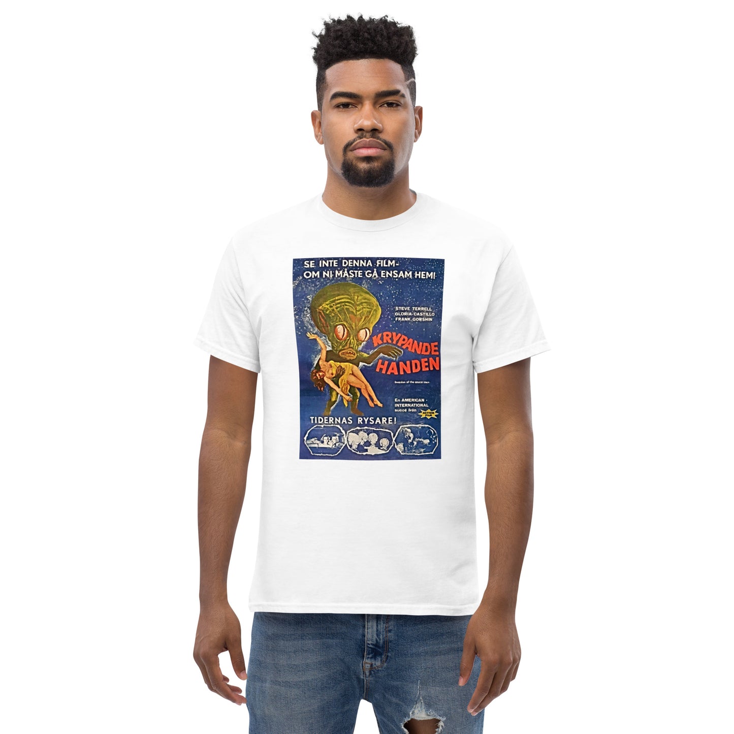 KRYPANDE HANDE (CREEPY HAND) RETRO MOVIE MEN'S CLASSIC TEE